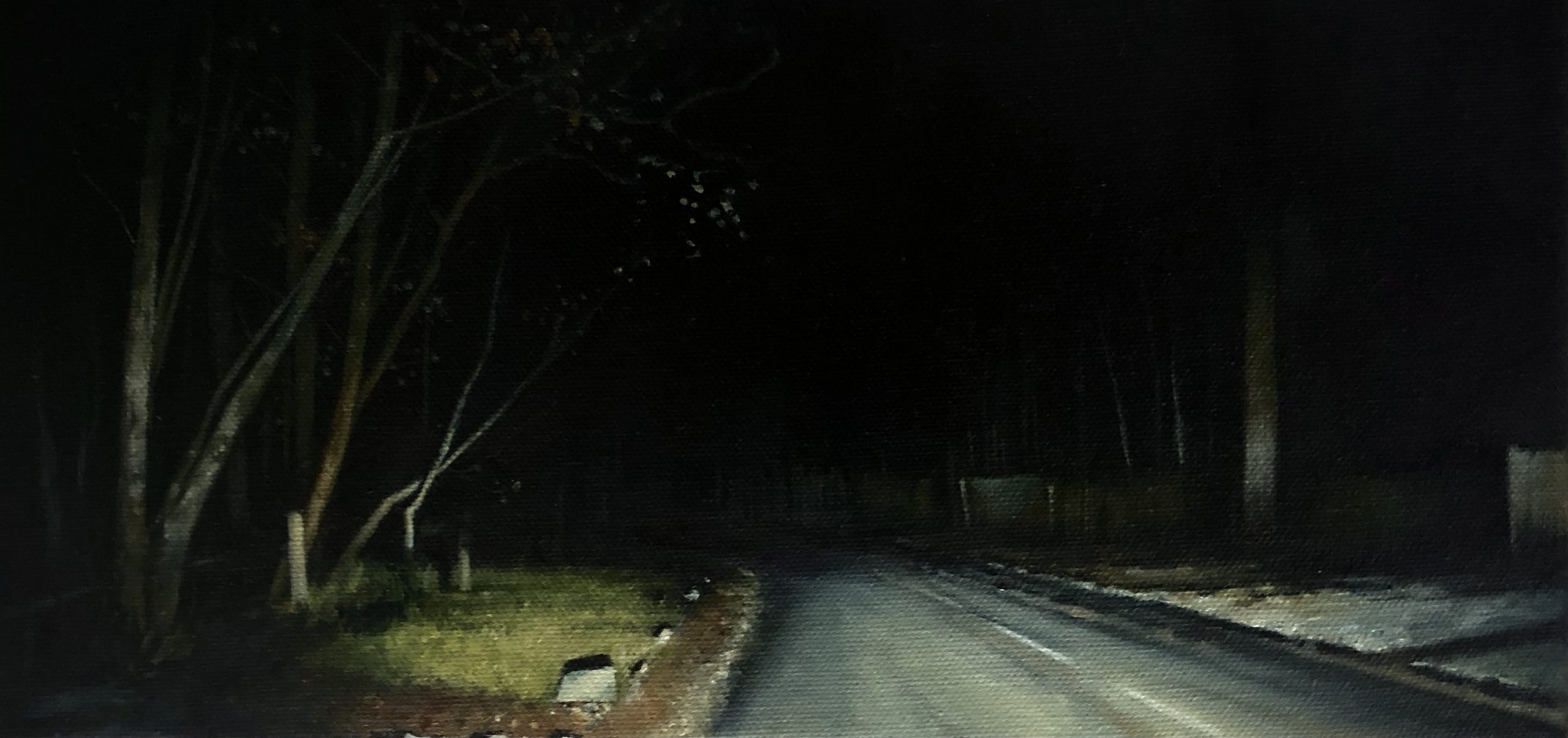 Night Driving Paintings Jen Orpin Paintings